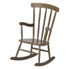 Mouse Rocking Chair in Light Brown by Maileg