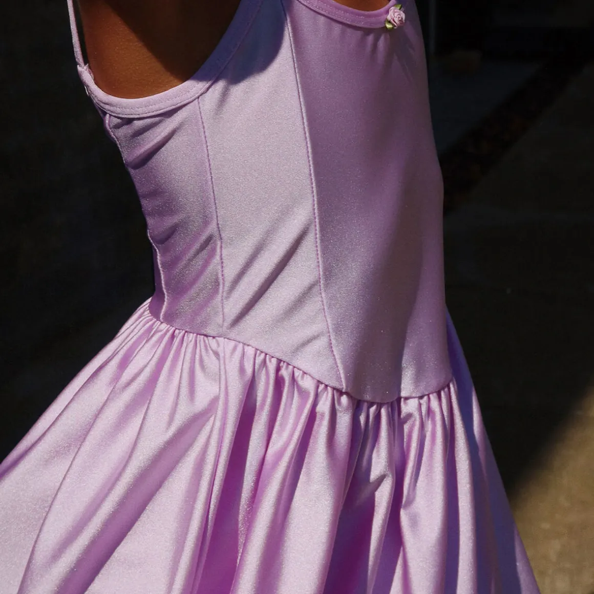 Mousse Dress in Lavender Purple by Konges Slojd