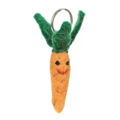 Mr Carrot Keyring by Felt So Good