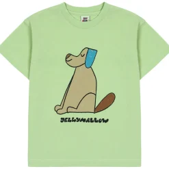 Mr Dog T-Shirt in Lime by Jelly Mallow