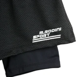 MR Sport Combined Shorts in Black by Mini Rodini