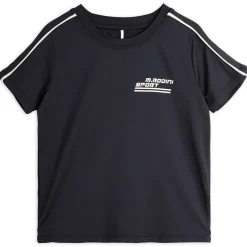 MR Sport Drapy T-Shirt in Black by Mini Rodini