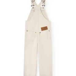 Mule Kids Dungarees in Raw White by The Animals Observatory