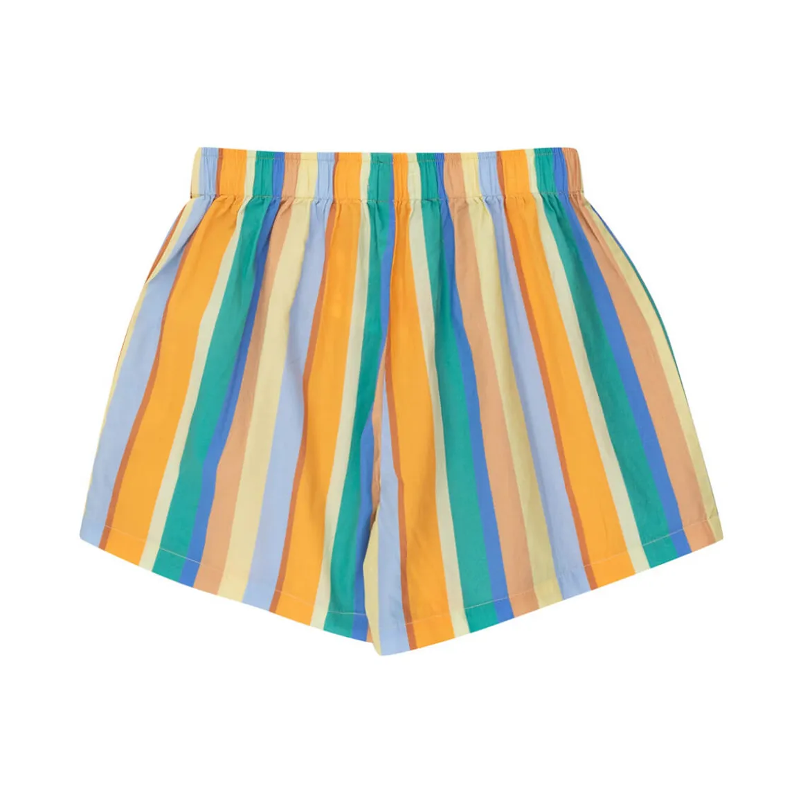 Multicolour Stripes Long Shorts by Tinycottons