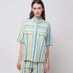 Multicolour Stripes Shirt by Bobo Choses Womenswear