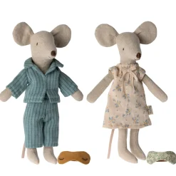 Mum and Dad Mice in Cigarbox by Maileg