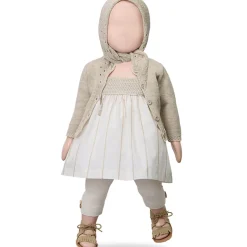Musha Cardigan in Beige by 1+ in the Family