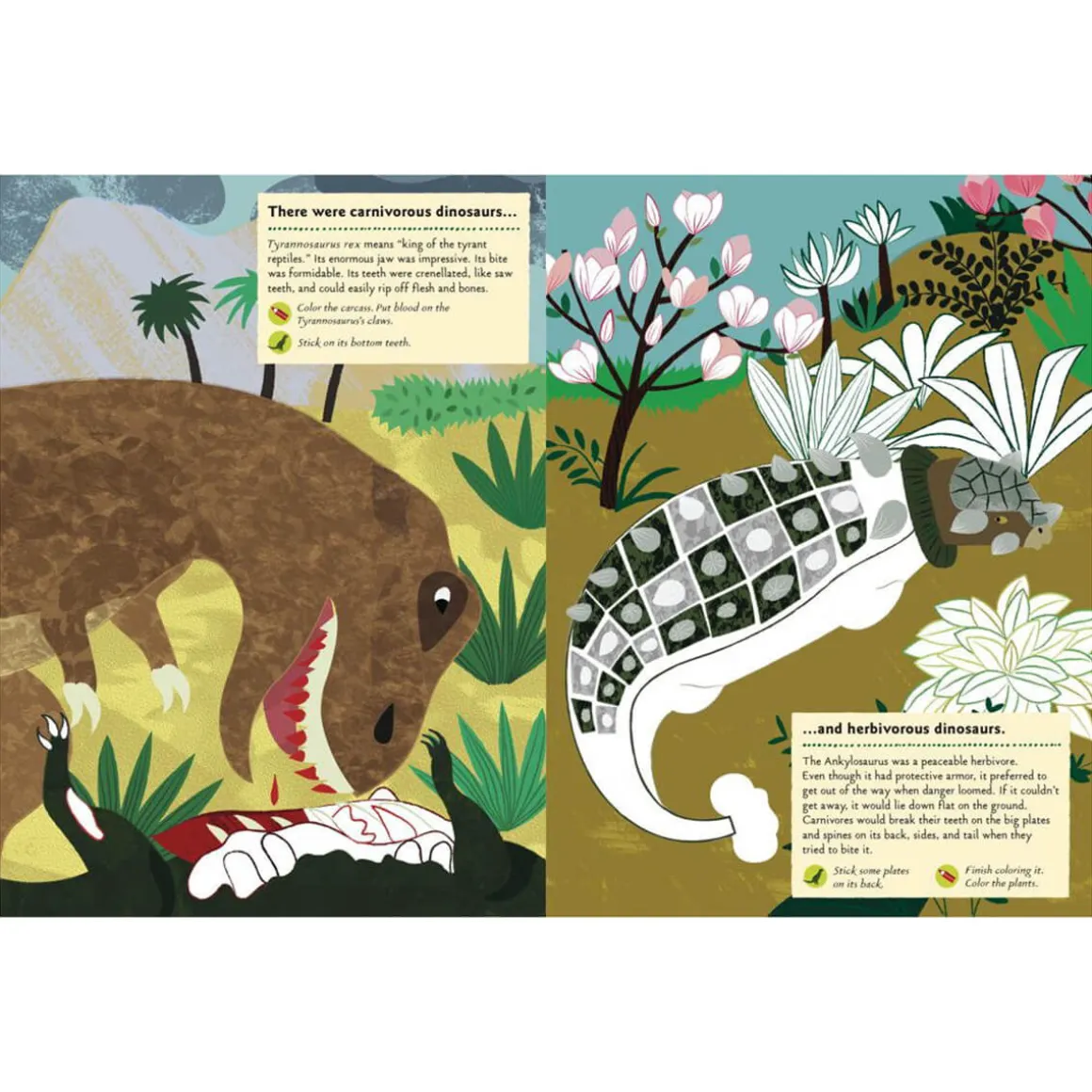 My Nature Sticker Activity Book: In the Age of Dinosaurs by Olivia Cosneau
