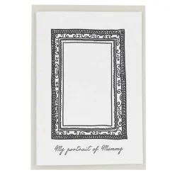 My Portrait of Mummy Greetings Card by Artcadia