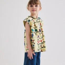 Nanna Tunic in Alabaster Botanica by Misha & Puff