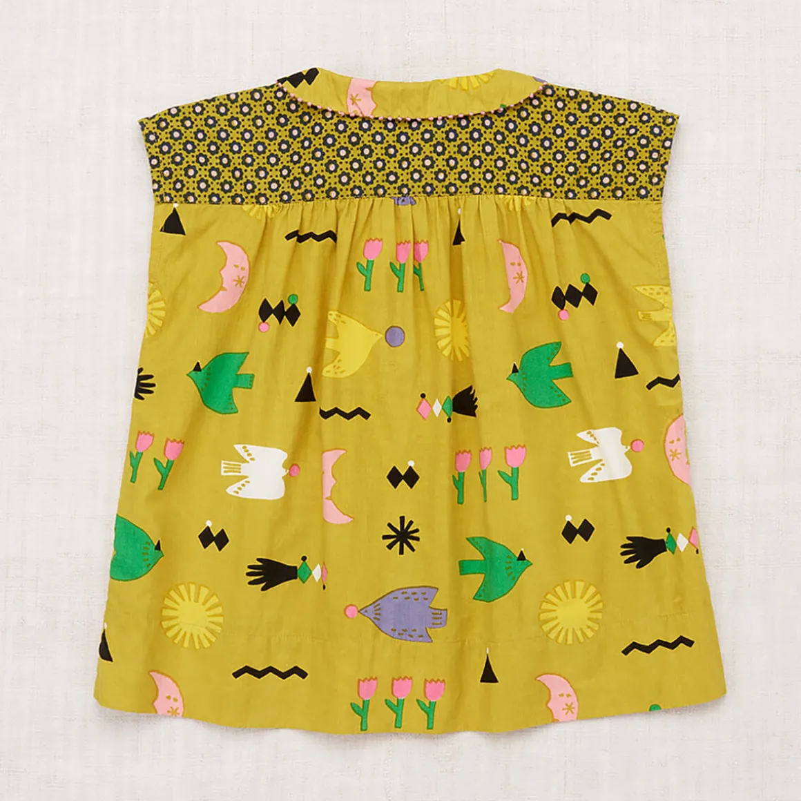 Nanna Tunic in Pistachio Daleyden Fête by Misha & Puff - Last Ones In Stock - 3-8 Years
