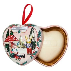 Nathalie Lete Christmas Heart Soap Tin by Heathcote & Ivory