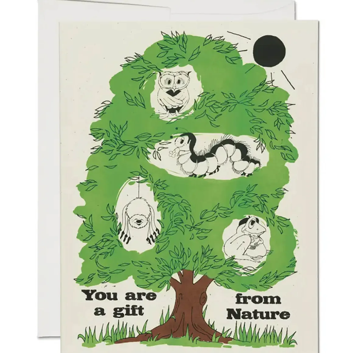 Nature's Gift Greetings Card by Red Cap Cards