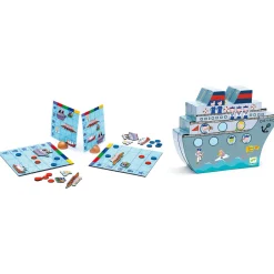 Naviplouf Magnetic Battleships Game by Djeco