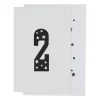 2nd Birthday Greetings Card by Artcadia