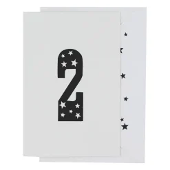 2nd Birthday Greetings Card by Artcadia