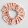 Neck Ruffle in Pink Floral by Polka Dot Club