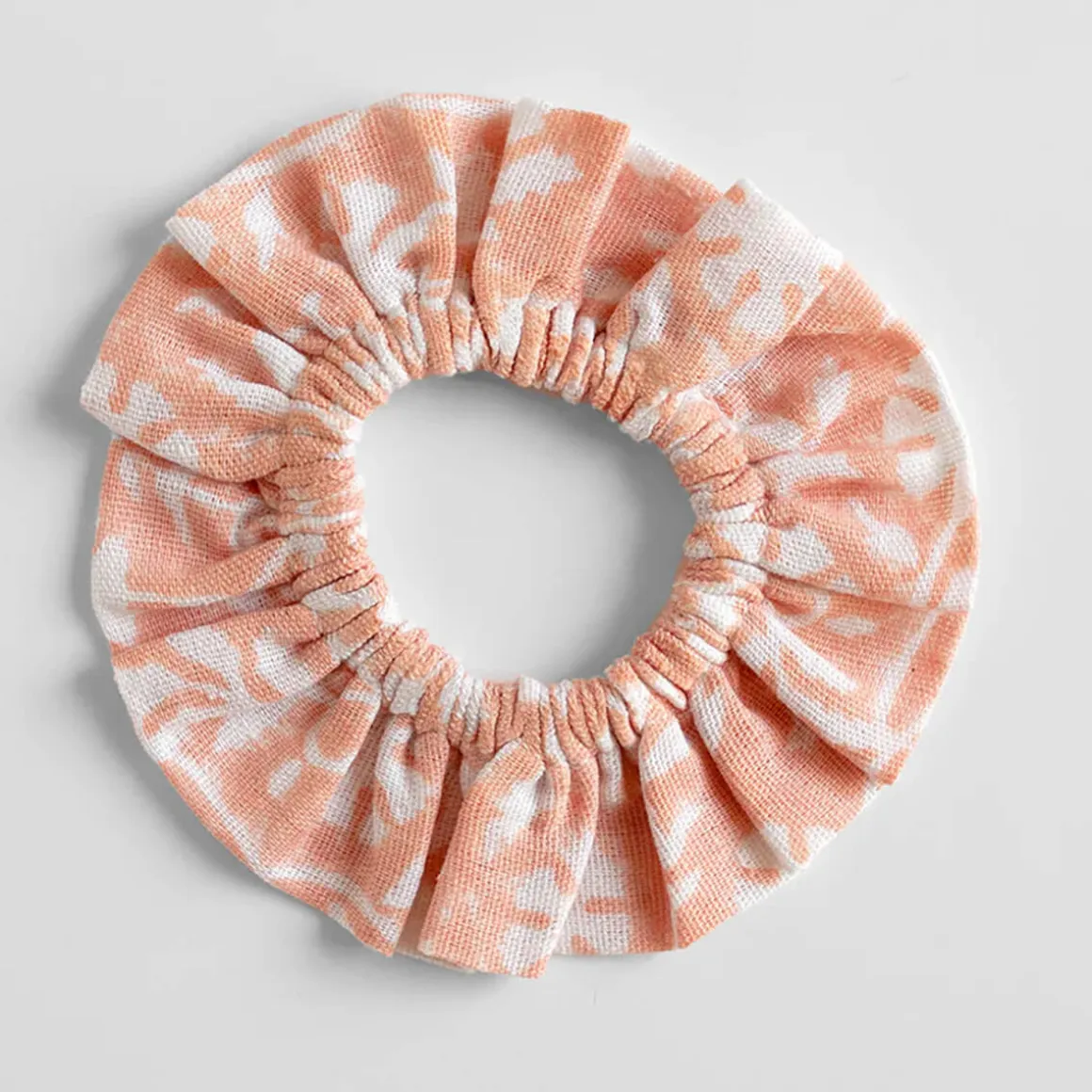 Neck Ruffle in Pink Floral by Polka Dot Club
