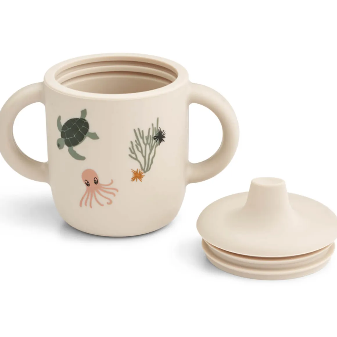Neil Sippy Cup in Sea Creature / Sandy by Liewood