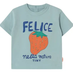 Nella Natura Baby T-Shirt in Warm Grey by Tinycottons