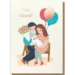 New Arrival Greetings Card by Daria Solak for Stormy Knight