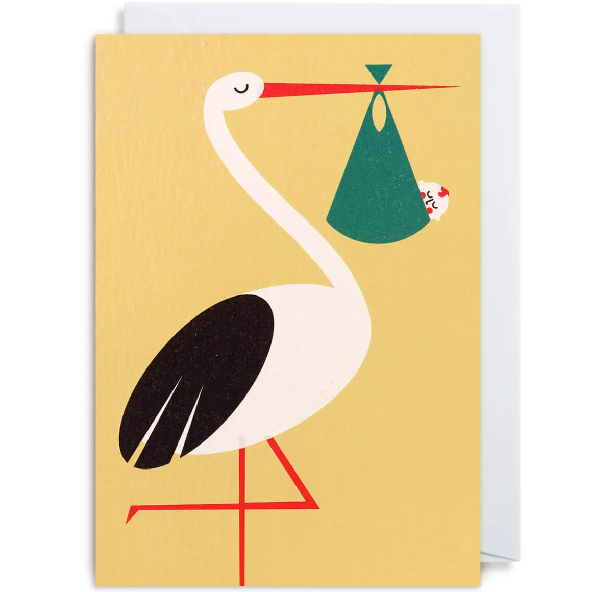 New Arrival Greetings Card by David Ryski for Lagom Design