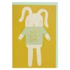 New Baby Girl Greetings Card by Raspberry Blossom
