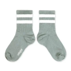 Nico Ribbed Varsity Crew Socks in Aigue Marine by Collegien