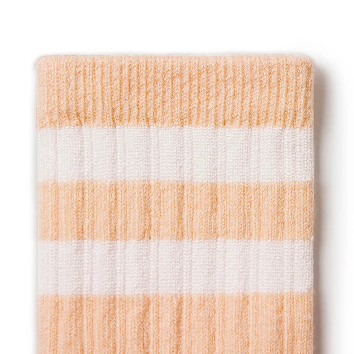 Nico Ribbed Varsity Crew Socks in Sorbet by Collegien