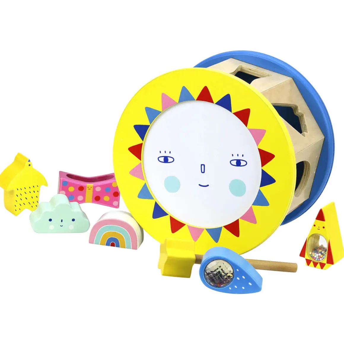 Night And Day Shape Sorter by Vilac