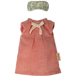 Nightgown For Mum Mouse (Red Check) by Maileg