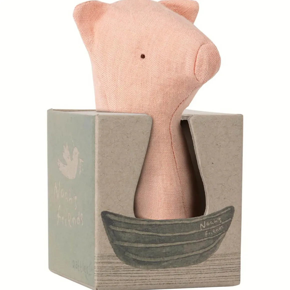 Noah's Friends Pig Rattle by Maileg