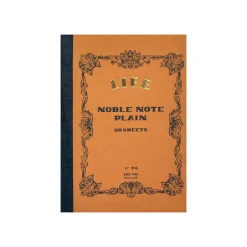 Noble Note Plain Notebook Mini A7 (10.5cm x 7.4cm) in Brown by Life Japan