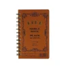 Noble Note Ring Bound Plain Notebook Mini (12.7cm x 8.5cm) in Brown by Life Japan