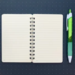 Noble Note Ring Bound Ruled Notebook Mini (12.7cm x 8.5cm) in Blue by Life Japan