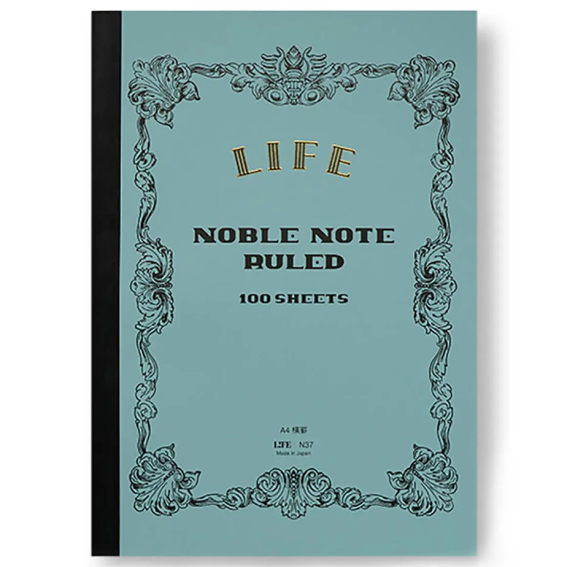 Noble Note Ruled Notebook A4 (21cm x 29.7cm) in Blue by Life Japan