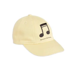 Note Embroidered Cap by Mini Rodini