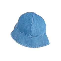 Note Embroidered Sun Hat by Mini Rodini