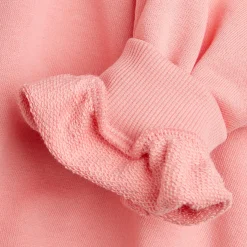 Note Embroidered Sweatshirt in Pink by Mini Rodini
