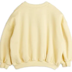 Note Embroidered Sweatshirt in Yellow by Mini Rodini