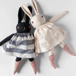 Nova Medium Rabbit in Black by Polka Dot Club