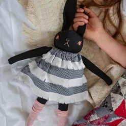 Nova Medium Rabbit in Black by Polka Dot Club