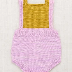 Nova Quilt Romper in Pink Lilac by Misha & Puff