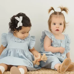 Nova Romper in Chambray by Quincy Mae