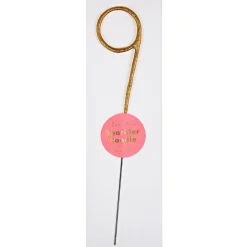 Numbered Sparkler Candles in Gold by Meri Meri