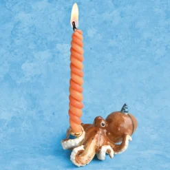 Octopus Ceramic Cake Topper by Camp Hollow