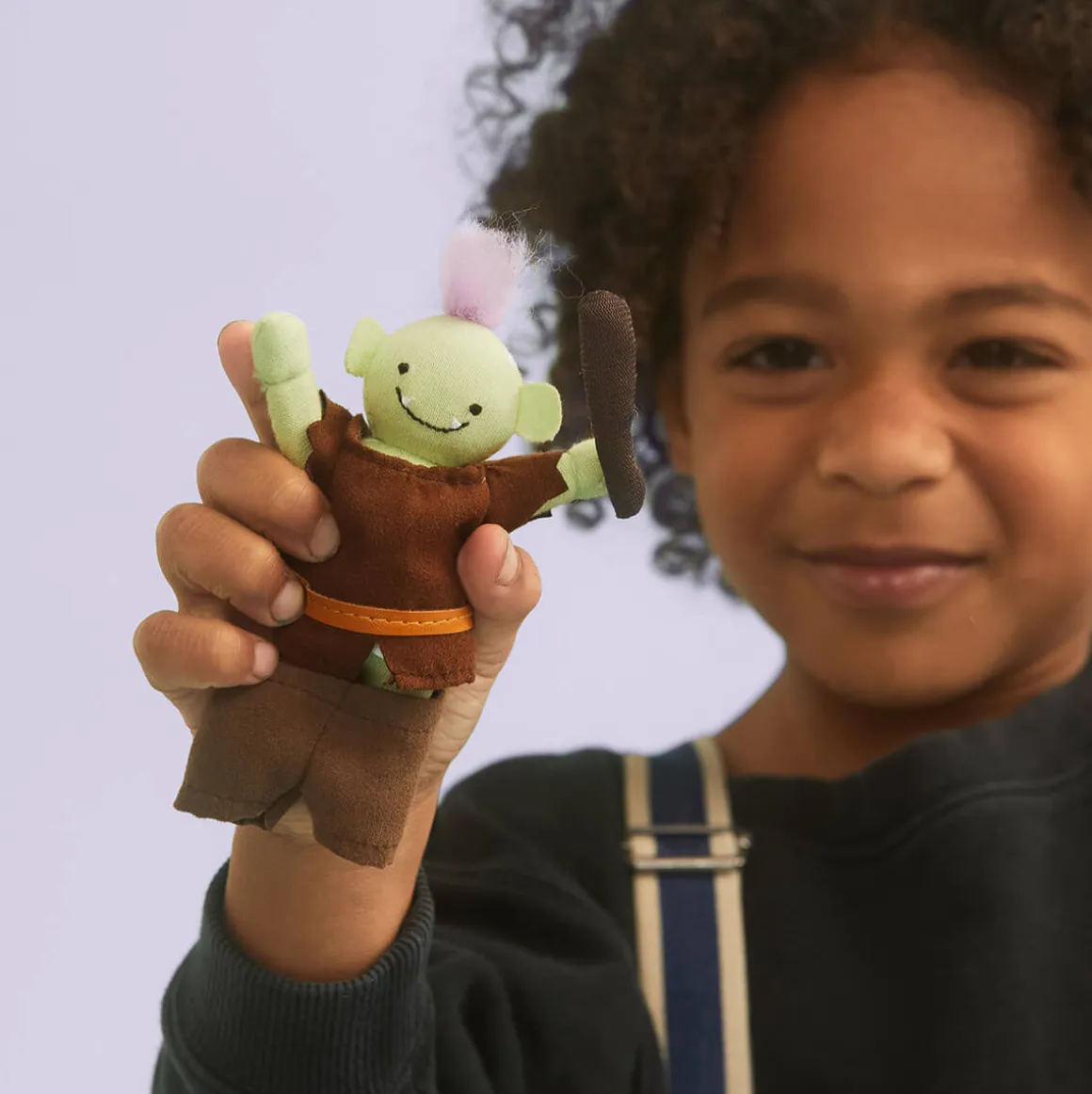 Oggy The Ogre Holdie Folk Pocket-Sized Doll by Olli Ella