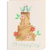 Oh Happy Day Greetings Card by Lydia Nichols for Lagom Design