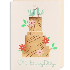 Oh Happy Day Greetings Card by Lydia Nichols for Lagom Design