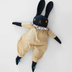 Ollie Large Rabbit in Black by Polka Dot Club
